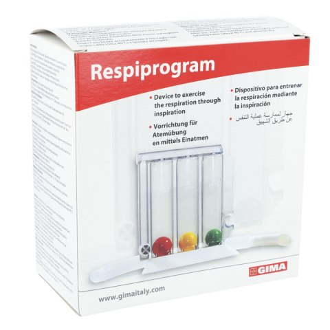 GIMA RESPIPROGRAM Trenażer oddechowy, 3 komory 600/900/1200 cm³/s GIMA RESPIPROGRAM Trenażer oddechowy, 3 komory 600/900/1200 cm³/s