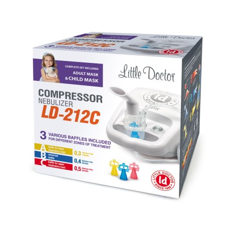 LD-212C yellow Inhalator tłokowy LD-212C yellow Inhalator tłokowy
