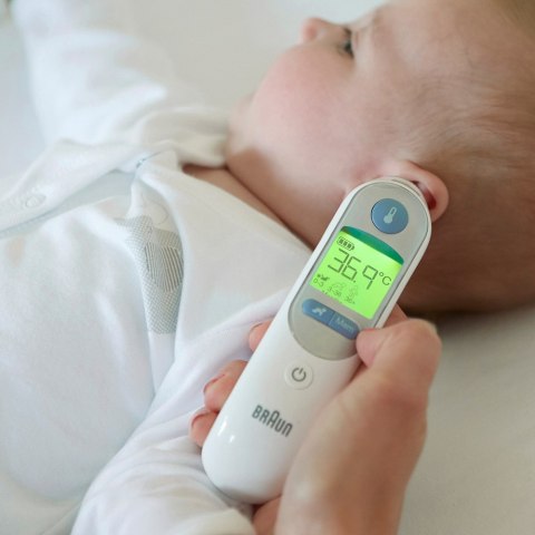 BRAUN IRT6520 THERMOSCAN 7 Termometr do ucha z Age Precision, podświetlany wyświetlacz BRAUN IRT6520 THERMOSCAN 7 Termometr do ucha z Age Precision, podświetlany wyświetlacz