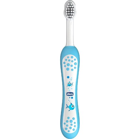 CHICCO 6M+ Szczoteczka do zębów, miękkie włosie, ergonomiczna rączka, etui CHICCO 6M+ Szczoteczka do zębów, miękkie włosie, ergonomiczna rączka, etui