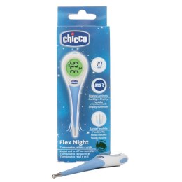 CHICCO FLEX NIGHT Termometr elektroniczny, giętka końcówka, LCD z podświetleniem