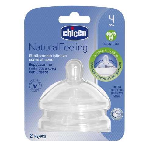 CHICCO NATURALFEELING 4M+ REGULOWANY Smoczek antykolkowy, silikonowy, podwójny zawór CHICCO NATURALFEELING 4M+ REGULOWANY Smoczek antykolkowy, silikonowy, podwójny zawór