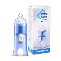 FLAEM RHINO CLEAR NIEBIESKI Nebulizator do oczyszczania zatok, 3 końcówki