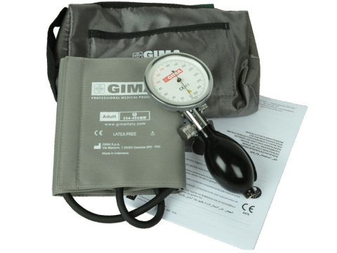 GIMA SIRIO Ciśnieniomierz zegarowy, mankiet zapinany na rzep, skala 0-300 mmHg GIMA SIRIO Ciśnieniomierz zegarowy, mankiet zapinany na rzep, skala 0-300 mmHg