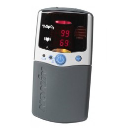NONIN PALMSAT 2500A Pulsoksymetr z sensorem dla dorosłych typu klips (model 8000AA-1)