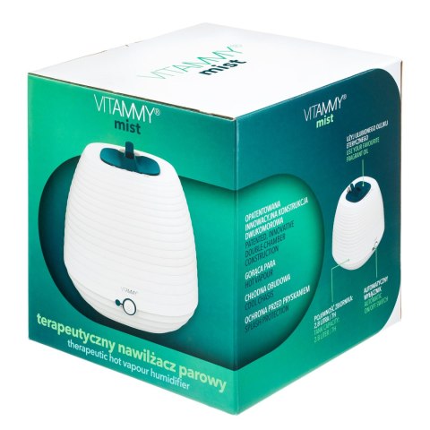 VITAMMY MIST Terapeutyczny nawilżacz parowy, pojemność 2,8 l VITAMMY MIST Terapeutyczny nawilżacz parowy, pojemność 2,8 l