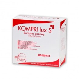 ZARYS KOMPRI LUX 7,5 x 7,5 cm Kompres gazowy jałowy, 3 szt., bezchlorowy