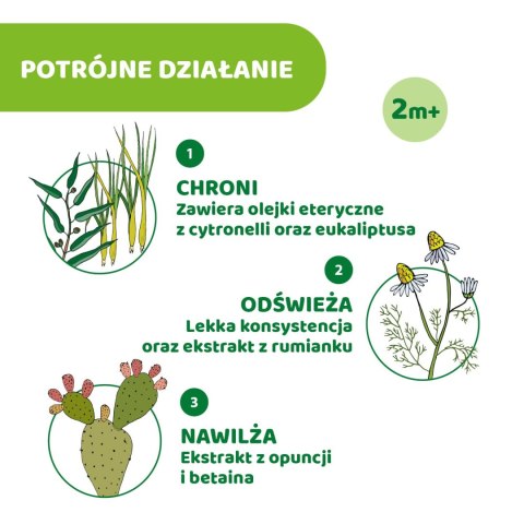 CHICCO NATURALZ 2M+ 60 ml Roll-on ochronny dla dzieci, z olejkami CHICCO NATURALZ 2M+ 60 ml Roll-on ochronny dla dzieci, z olejkami