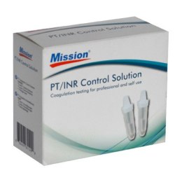 MISSION Płyn kontrolny PT/INR, poziom 1 i 2, zestaw 2 x 5 szt.