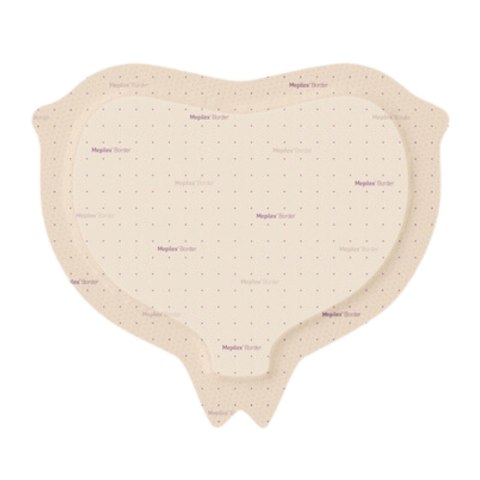 MÖLNLYCKE MEPILEX BORDER SACRUM AG 23x23 cm Opatrunek na okolice kości krzyżowej, 5 szt. MÖLNLYCKE MEPILEX BORDER SACRUM AG 23x23 cm Opatrunek na okolice kości krzyżowej, 5 szt.
