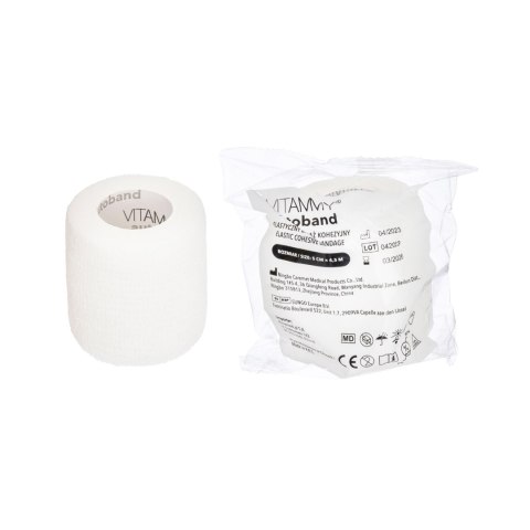 VITAMMY AUTOBAND BIAŁY 5cm x 450cm Elastyczny bandaż kohezyjny samoprzylepny VITAMMY AUTOBAND BIAŁY 5cm x 450cm Elastyczny bandaż kohezyjny samoprzylepny