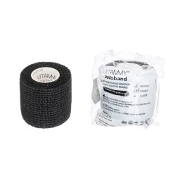 VITAMMY AUTOBAND CZARNY 5cm x 450cm Elastyczny bandaż kohezyjny samoprzylepny