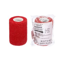 VITAMMY AUTOBAND CZERWONY 7,5cm x 450cm Elastyczny bandaż kohezyjny samoprzylepny