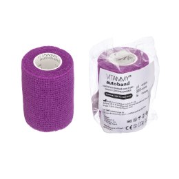VITAMMY AUTOBAND FIOLETOWY 7,5cm x 450cm Elastyczny bandaż kohezyjny samoprzylepny