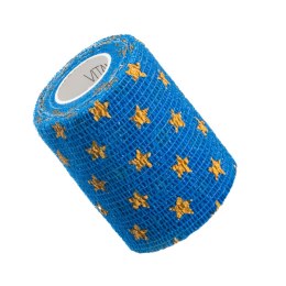 VITAMMY AUTOBAND GWIAZDKI 7,5cm x 450cm Elastyczny bandaż kohezyjny samoprzylepny