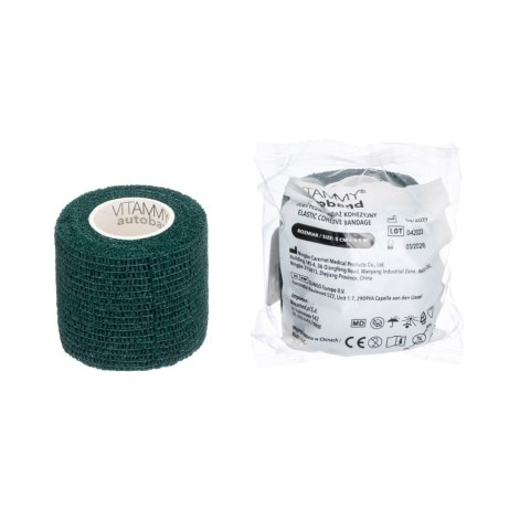 VITAMMY AUTOBAND OLIWKOWY 5cm x 450cm Elastyczny bandaż kohezyjny samoprzylepny VITAMMY AUTOBAND OLIWKOWY 5cm x 450cm Elastyczny bandaż kohezyjny samoprzylepny