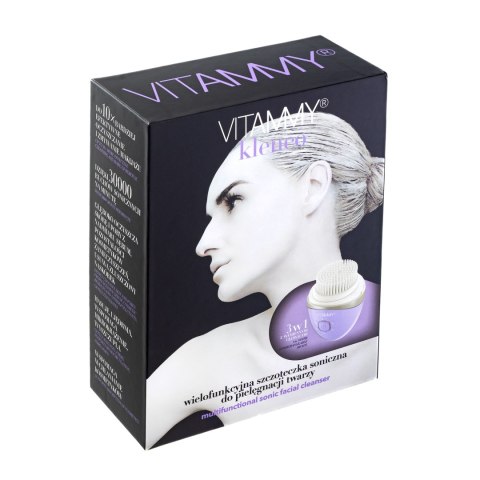 VITAMMY KLENEO PURPLE Szczoteczka soniczna do twarzy, oczyszczanie i masaż VITAMMY KLENEO PURPLE Szczoteczka soniczna do twarzy, oczyszczanie i masaż