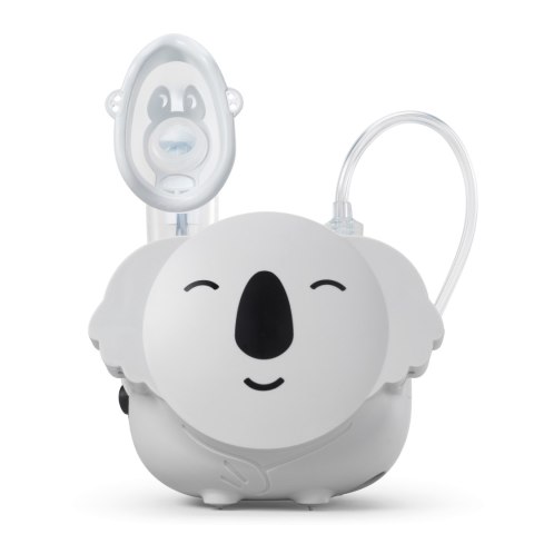 FLAEM KOALA Inhalator dziecięcy z nebulizatorem RF7, 3 maski, certyfikat TÜV