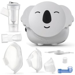 FLAEM KOALA Inhalator dziecięcy z nebulizatorem RF7, 3 maski, certyfikat TÜV