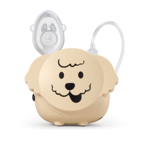 FLAEM PUPPY Inhalator dziecięcy w kształcie pieska, 2 maski, certyfikowany FLAEM PUPPY Inhalator dziecięcy w kształcie pieska, 2 maski, certyfikowany