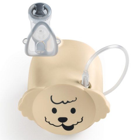 FLAEM PUPPY Inhalator dziecięcy w kształcie pieska, 2 maski, certyfikowany FLAEM PUPPY Inhalator dziecięcy w kształcie pieska, 2 maski, certyfikowany