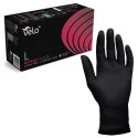 VELO NITRILE BLACK L Rękawice nitrylowe bezpudrowe, czarne, 100 szt.