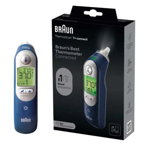 BRAUN THERMOSCAN® 7+ CONNECT IRT6575 Termometr douszny, łączność z aplikacją BRAUN THERMOSCAN® 7+ CONNECT IRT6575 Termometr douszny, łączność z aplikacją