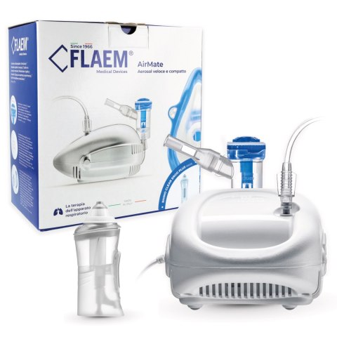 FLAEM AIRMATE DUO Inhalator na katar i kaszel, dzieci i dorośli, cichy i skuteczny FLAEM AIRMATE DUO Inhalator na katar i kaszel, dzieci i dorośli, cichy i skuteczny