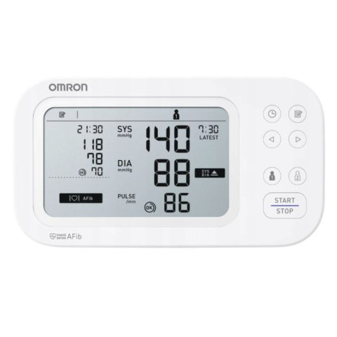 OMRON M6 COMFORT AFIB Ciśnieniomierz naramienny z AFib, pamięć 2×100, wskaźniki