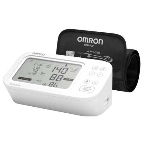 OMRON M6 COMFORT AFIB Ciśnieniomierz naramienny z AFib, pamięć 2×100, wskaźniki