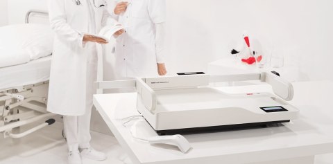 SECA 336 Waga niemowlęca elektroniczna ze wzrostomierzem cyfrowym 234