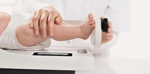 SECA 336 Waga niemowlęca elektroniczna ze wzrostomierzem cyfrowym 234