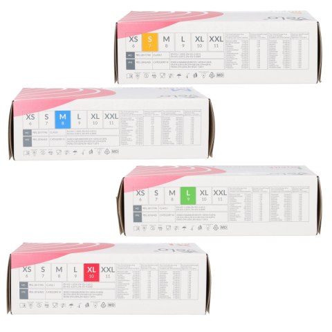 VELO NITRILE BLUE XS Rękawice nitrylowe zabiegowe bezpudrowe, niebieskie, 100 szt. VELO NITRILE BLUE XS Rękawice nitrylowe zabiegowe bezpudrowe, niebieskie, 100 szt.