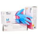 VELO NITRILE BLUE XS Rękawice nitrylowe zabiegowe bezpudrowe, niebieskie, 100 szt.