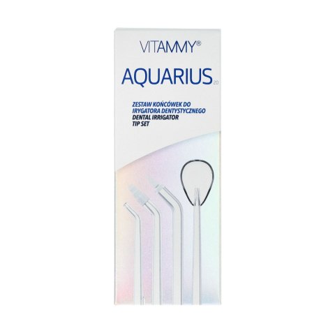 VITAMMY AQUARIUS 2.0 Końcówki do irygatora specjalistyczne, 4 szt. VITAMMY AQUARIUS 2.0 Końcówki do irygatora specjalistyczne, 4 szt.