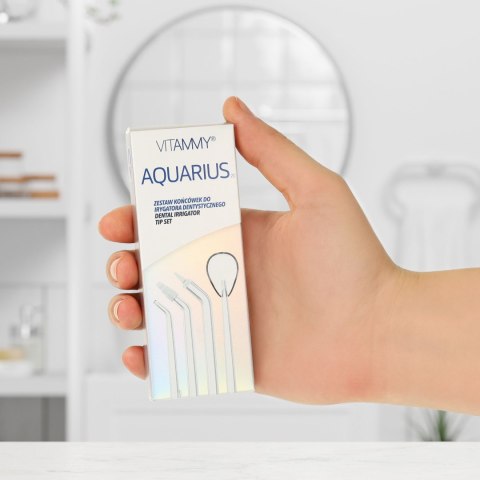 VITAMMY AQUARIUS 2.0 Końcówki do irygatora specjalistyczne, 4 szt. VITAMMY AQUARIUS 2.0 Końcówki do irygatora specjalistyczne, 4 szt.
