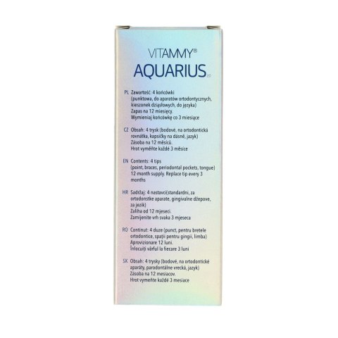 VITAMMY AQUARIUS 2.0 Końcówki do irygatora specjalistyczne, 4 szt. VITAMMY AQUARIUS 2.0 Końcówki do irygatora specjalistyczne, 4 szt.