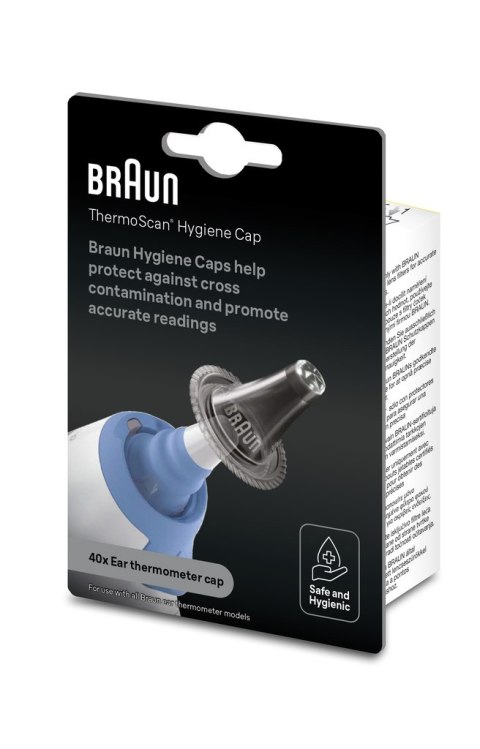 BRAUN LF40 Kapturki do termometrów dousznych, ThermoScan., jednorazowe, 40 szt. BRAUN LF40 Kapturki do termometrów dousznych, ThermoScan., jednorazowe, 40 szt.