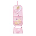 CHICCO 0M+ Zestaw kąpielowy w etui, różowy, szczotka, gąbka, termometr