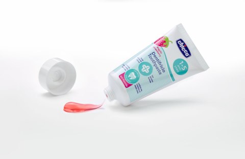 CHICCO 12M+ Pasta do zębów bez fluoru, truskawkowa, dla dzieci CHICCO 12M+ Pasta do zębów bez fluoru, truskawkowa, dla dzieci