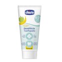 CHICCO 6M+ Pasta bez fluoru dla dzieci, jabłkowo-bananowa, z ksylitolem i biowapniem