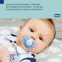 CHICCO PHYSIO COMFORT 16M+ Smoczek uspokajający, silikonowy, świecący, różowy