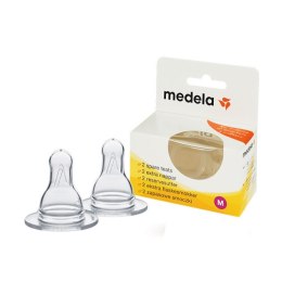 MEDELA ROZM. M Smoczki do stosowania po okresie karmienia piersią, 2 szt.