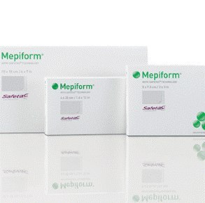 MÖLNLYCKE MEPIFORM 5 cm x 7,5 cm Samoprzylepny opatrunek na blizny, 5 szt. MÖLNLYCKE MEPIFORM 5 cm x 7,5 cm Samoprzylepny opatrunek na blizny, 5 szt.
