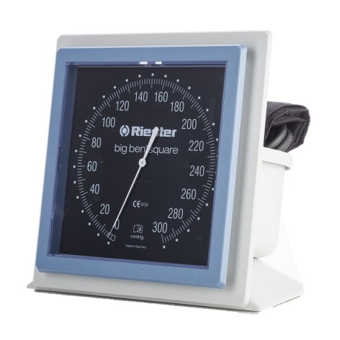 RIESTER BIG BEN Ciśnieniomierz lekarski biurkowy, tarcza kwadratowa, mankiet 32-42 cm RIESTER BIG BEN Ciśnieniomierz lekarski biurkowy, tarcza kwadratowa, mankiet 32-42 cm