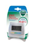 VICKS 2IN1 Higrometr i termometr elektroniczny, do pomiaru temperatury i wilgoci VICKS 2IN1 Higrometr i termometr elektroniczny, do pomiaru temperatury i wilgoci