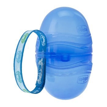 CHICCO Etui podwójne do smoczka, niebieskie CHICCO Etui podwójne do smoczka, niebieskie