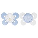 CHICCO PHYSIO COMFORT 0M+ NIEBIESKI Smoczek uspokajający silikonowy, 1 szt.