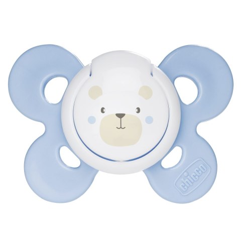 CHICCO PHYSIO COMFORT 0M+ NIEBIESKI Smoczek uspokajający silikonowy, 1 szt. CHICCO PHYSIO COMFORT 0M+ NIEBIESKI Smoczek uspokajający silikonowy, 1 szt.