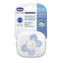 CHICCO PHYSIO COMFORT 0M+ NIEBIESKI Smoczek uspokajający silikonowy, 1 szt.